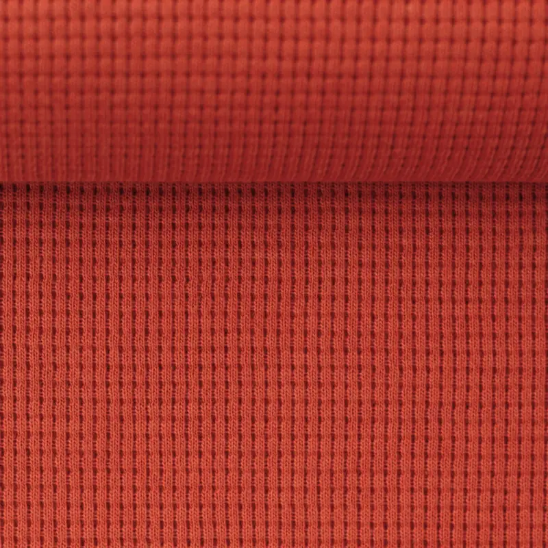 Kracherpreis Waffeljersey "Clarissa" Swafing uni terracota (712)